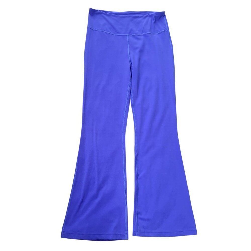 Lululemon Groove Super High Rise Flared Pant Charged Indigo Size 14